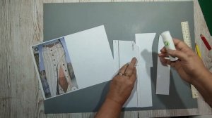 Моделирование. Юбка с шлицей на полочке. Выкройка № 638.