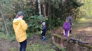 "Жизнь на пенсии".. Всем семейством ездили в лес.)) Закатала компот с грушами.