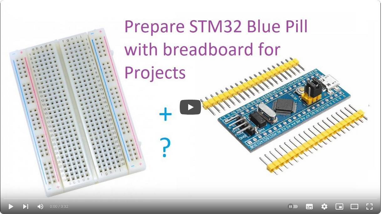12. Breadboard basics for beginners (STM32 Blue Pill) смотреть онлайн
