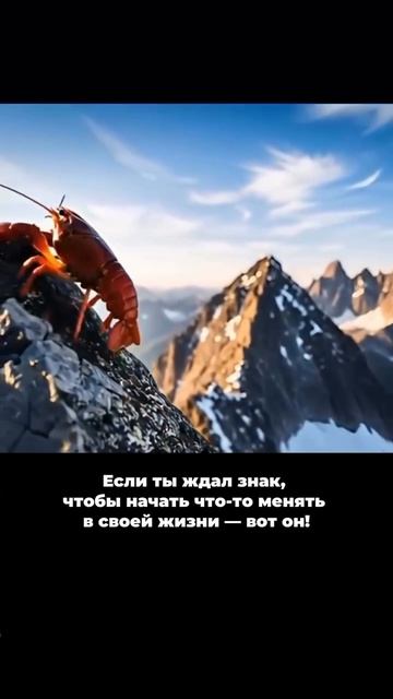 ✨ Иногда мы ждем «знака свыше», чтобы решиться на перемены.