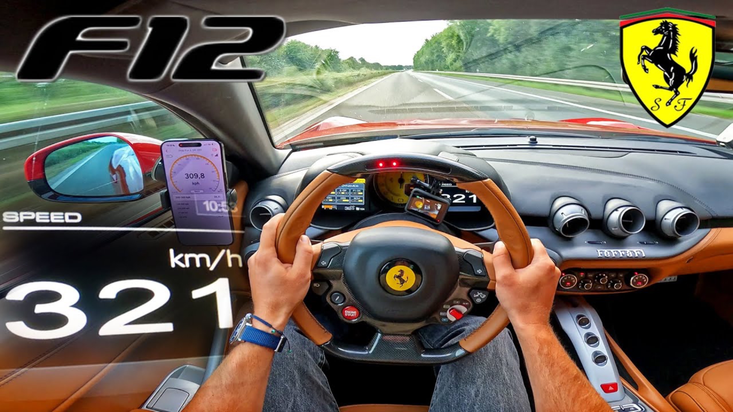 Ferrari F12 6.3 V12  на ТЮНИНГЕ СДЕЛАЕТ 340КМ/Ч после 12 лет AutoTopNL