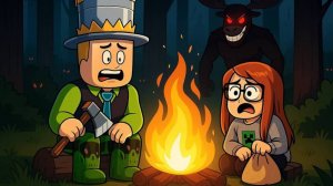 Я ее ПОТЕРЯЛ в 99 дней в ДИКОМ ЛЕСУ Роблокса! ЛОСЬ не ВИНОВАТ! Виноваты ВОЛКИ! Не выжили...