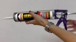 Как пользоваться пистолетом для герметика/монтажного клея?