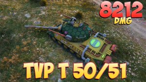 TVP T 50/51 • Черепашка ниндзя! - 3 Фрагов 8.2K Урона • Мир Танков