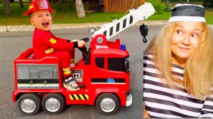 Брозаврики играют в машинки для детей Учим профессии для детей #детям