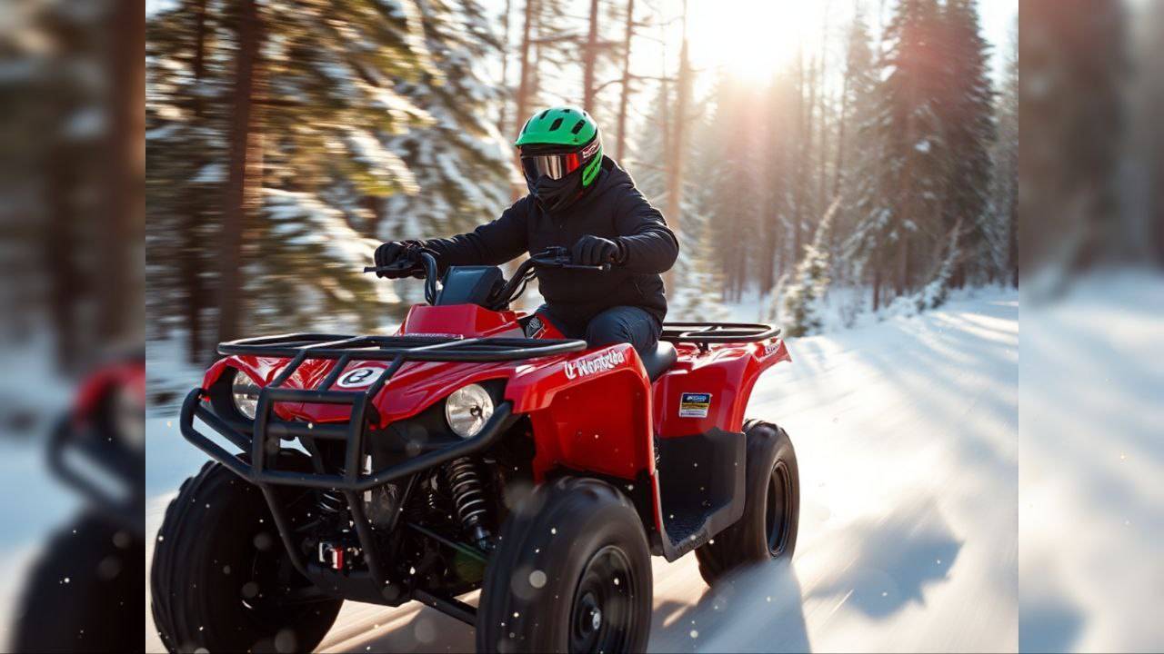 ЗИМНИЕ ПОКАТУШКИ НА КВАДРОЦИКЛАХ смотреть онлайн