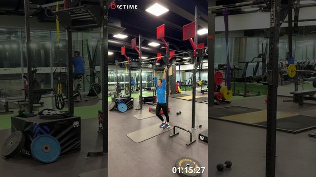 Бабаскина Екатерина. Территория Фитнеса Курск. Член клуба. 75 повторений