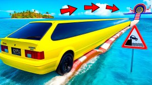 ПРОЕХАЛ ВОДНЫЕ КОЧКИ НА САМОЙ ДЛИННОЙ ТАЧКЕ ВАЗ 2113 В ГТА 5! ЭКСПЕРИМЕНТЫ В GTA 5