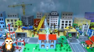 МУЛЬТИКИ ПРО МАШИНКИ ИЗ КОНСТРУКТОРА В ГОРОДЕ