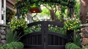 14 ВОЛШЕБНЫХ ИДЕЙ ДЛЯ НЕБОЛЬШОГО ПАЛИСАДНИКА  С ВОРОТАМИ И АРКАМИ В ЛЕРЕВЕНСКРМ СТИЛЕ