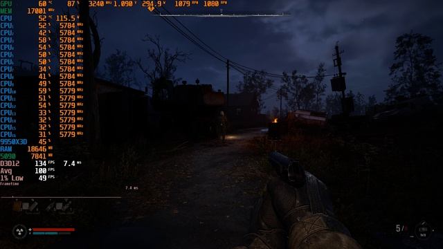 S.T.A.L.K.E.R. 2 Heart of Chornobyl - 720p TSR Native - RTX 5090 - 9950X3D @ 5800 смотреть онлайн