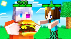 😨 Майнкрафт но МЫ ТОЛСТЕЕМ от ЕДЫ!