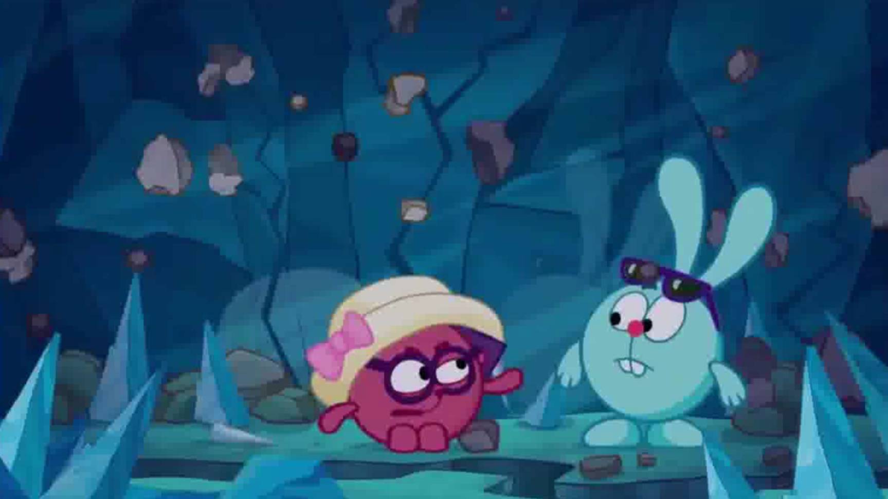 Смешарики | Приключение Кроша и Ежика | Спастись от Вулкана смотреть онлайн