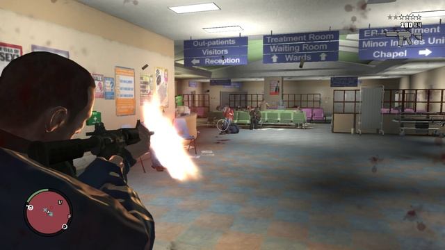 GTAIV веселье угар в больнице