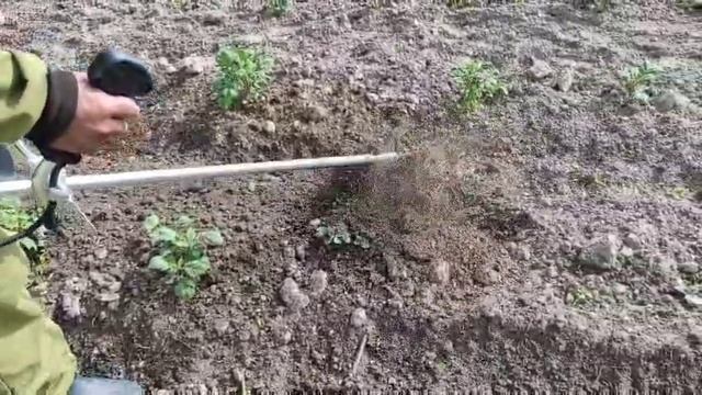 Триммер с окучником 