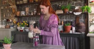 Расписной хлеб и растительное цветочное масло Деревенская жизнь, underatinroof