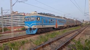 Электропоезд ЭР31 412-080 прибывает на станцию Новый Белград