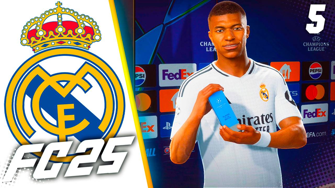 FC 25 КАРЬЕРА ЗА РЕАЛ МАДРИД #5 - НЕУСТУПЧИВЫЙ СПОРТИНГ В ЛЧ! смотреть онлайн