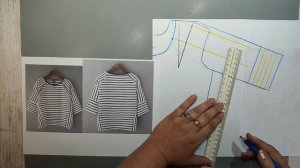 Моделирование. Футболка в стиле морячка.Секреты кроя. Выкройка № 561.