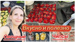 Овощные чипсы в сушилке
