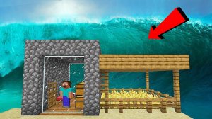 Я Вызвал ОГРОМНОЕ ЦУНАМИ Чтобы Напугать ОДНОГО ИГРОКА в Майнкрафт…