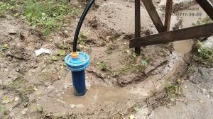 Устранение затрубного самоизлива артезианской скважины