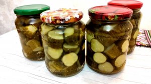 Маринованные огурцы с горчицей