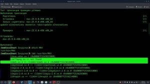Установка и тест MAX на RedOS