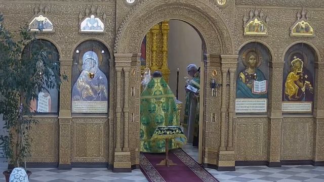 23.06.2024 Вечерня с коленопреклонными молитвами в праздник Пятидесятницы в Феодоровском соборе смотреть онлайн