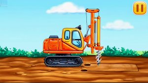 Мультик📺 "Буровая машина" - Строим дом🏡