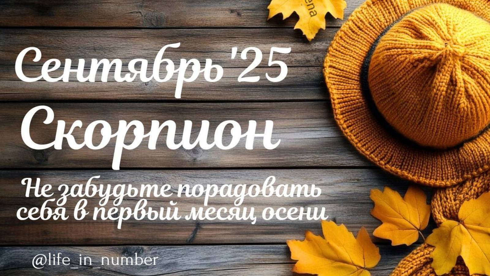 СКОРПИОН СЕНТЯБРЬ 2025 ПРОГНОЗ смотреть онлайн