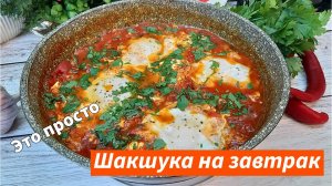 Самая популярная в мире яичница. Знаменитая израильская Шакшука. Остро, горячо и очень вкусно!