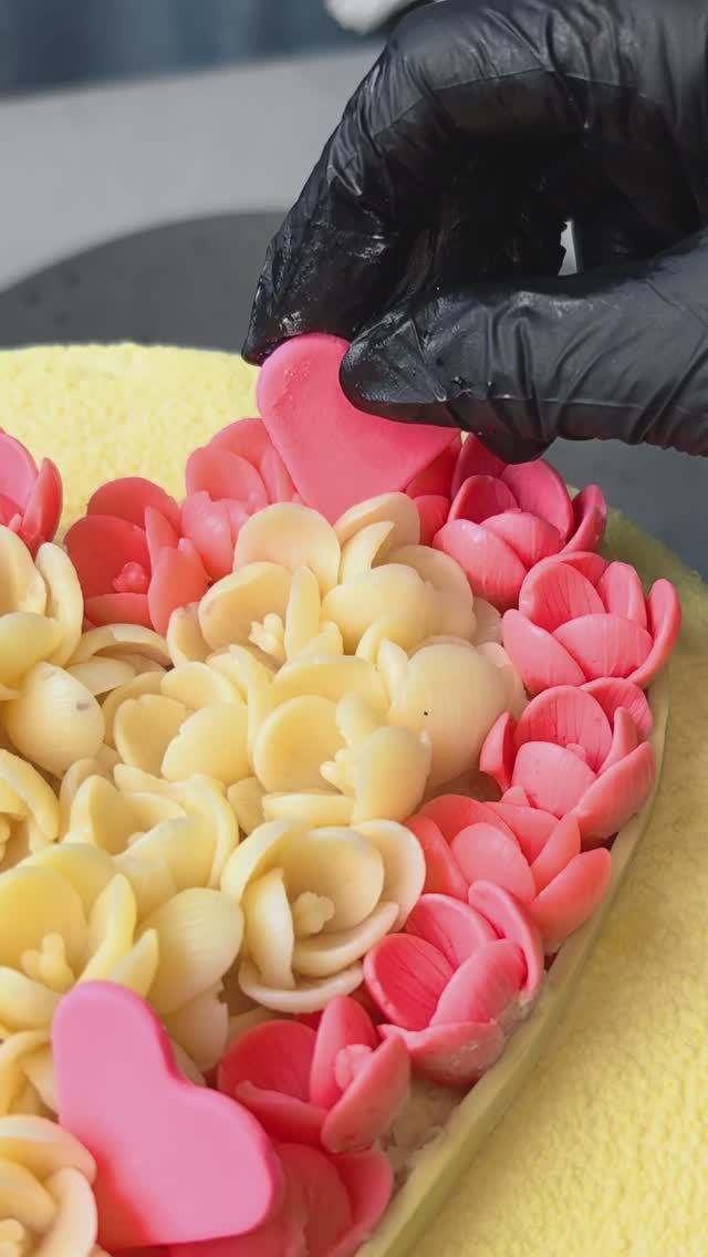 Нежный муссовый торт «Персик-шоколад» 🍑🍫