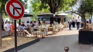 ЖАРА +32)= Летняя прогулка, по улицам ПАРИЖА!