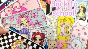 Back to school📏Пакетики наклейки😻Наклейки с пересыпашками🌸Распаковка бумажных сюрпризов🎁HFTV💕