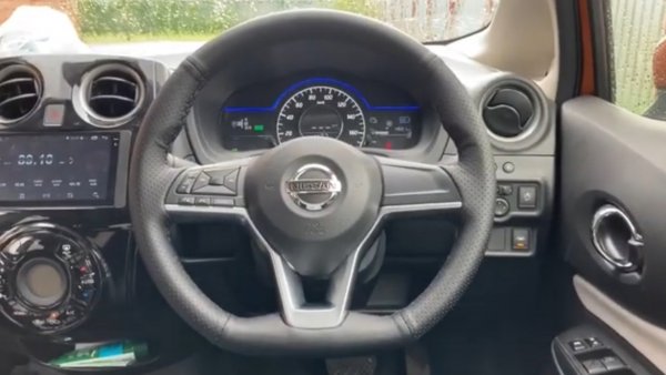 Nissan Note e-power как обтянуть руль.