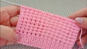 Красивый и совсем несложный узор спицами. 2 петли и 2 ряда.