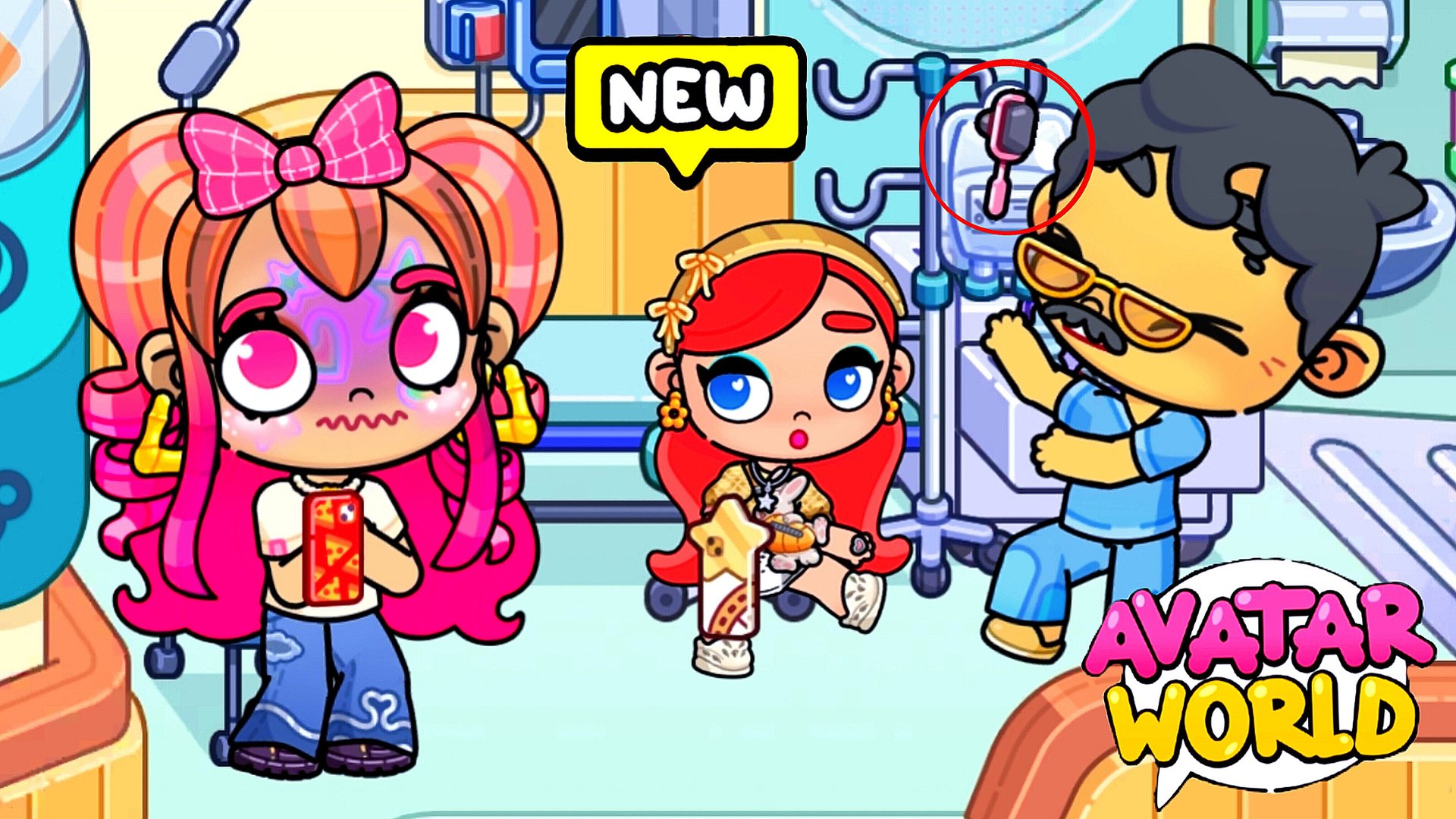 ДЕВОЧКИ УДИВИЛИ ВСЕХ! ЧТО ЭТО БЫЛО В БОЛЬНИЦЕ? 😱 Аватар ворлд. #аватарворлд смотреть онлайн