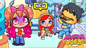 ДЕВОЧКИ УДИВИЛИ ВСЕХ! ЧТО ЭТО БЫЛО В БОЛЬНИЦЕ? 😱 Аватар ворлд. #аватарворлд