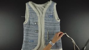 Эту шикарную вещь, в которой не стыдно и в люди выйти, я сделала из старой и ненужной одежды