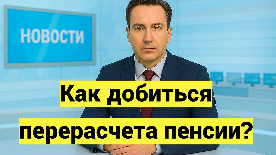 Как добиться перерасчета пенсии в 2025 году: документы, сроки, права пенсионеров смотреть онлайн