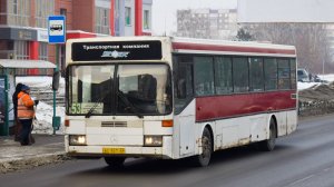 Автобус Mercedes-Benz O405 (АО 951 22). Покатушки по Барнаулу с воющей коробкой.