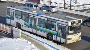 Автобус Scania MaxCi CN113CLL (АО 551 22). Покатушки по Барнаулу.