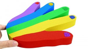 ИГРАЕМ С КИНЕТИЧЕСКИМ ПЕСКОМ В ФОРМЕ РУКИ ВИДЕО МУЛЬТИКИ ДЛЯ ДЕТЕЙ КАНАЛ ИГРАЛКИ-ЗАЛИПАЛКИ