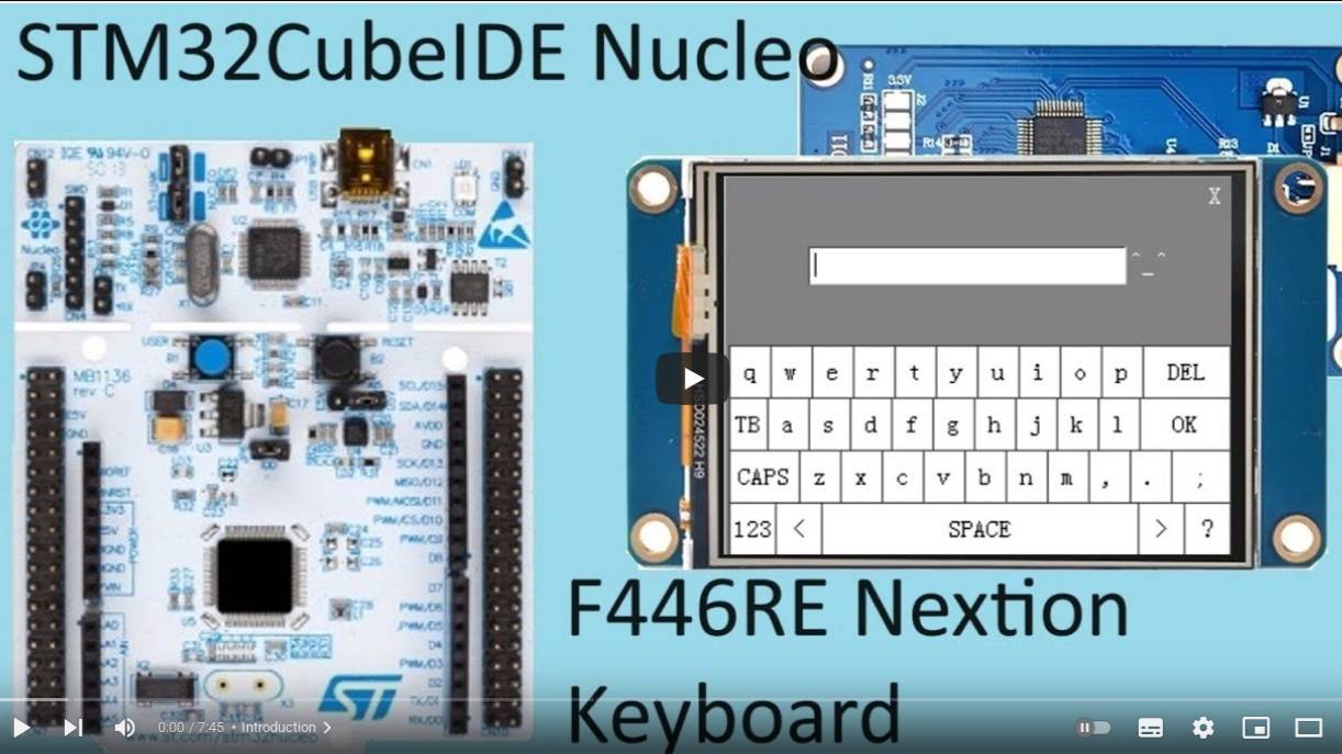 96. STM32CubeIDE Nextion Display. Keyboard example with STM32F446RE смотреть онлайн