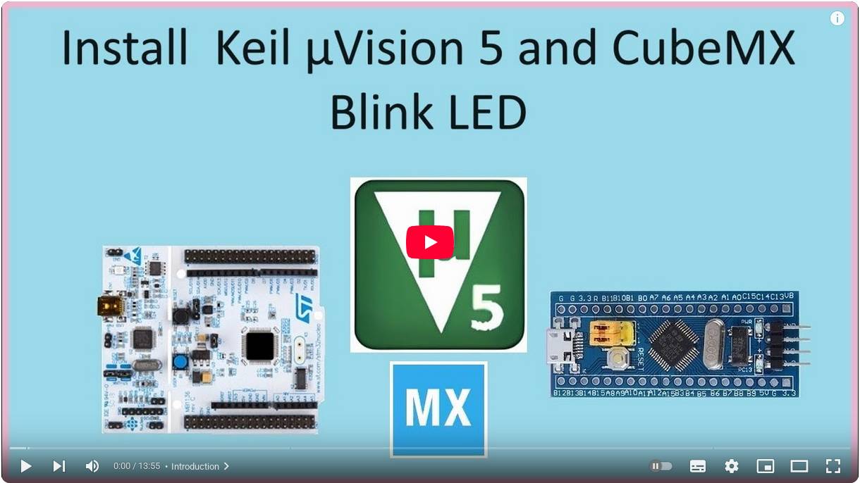 101. Install keil uvision 5 with CubeMX and blink STM32 LED смотреть онлайн