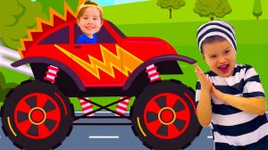 Развивающие мультики для детей Машинки монстр трак Брозаврики Песенки для детей #детям