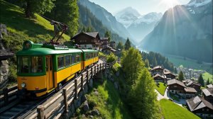 Венген, Швейцария. Идеальная швейцарская деревня, прогулка в 4K 60 FPS  | #шариклайф