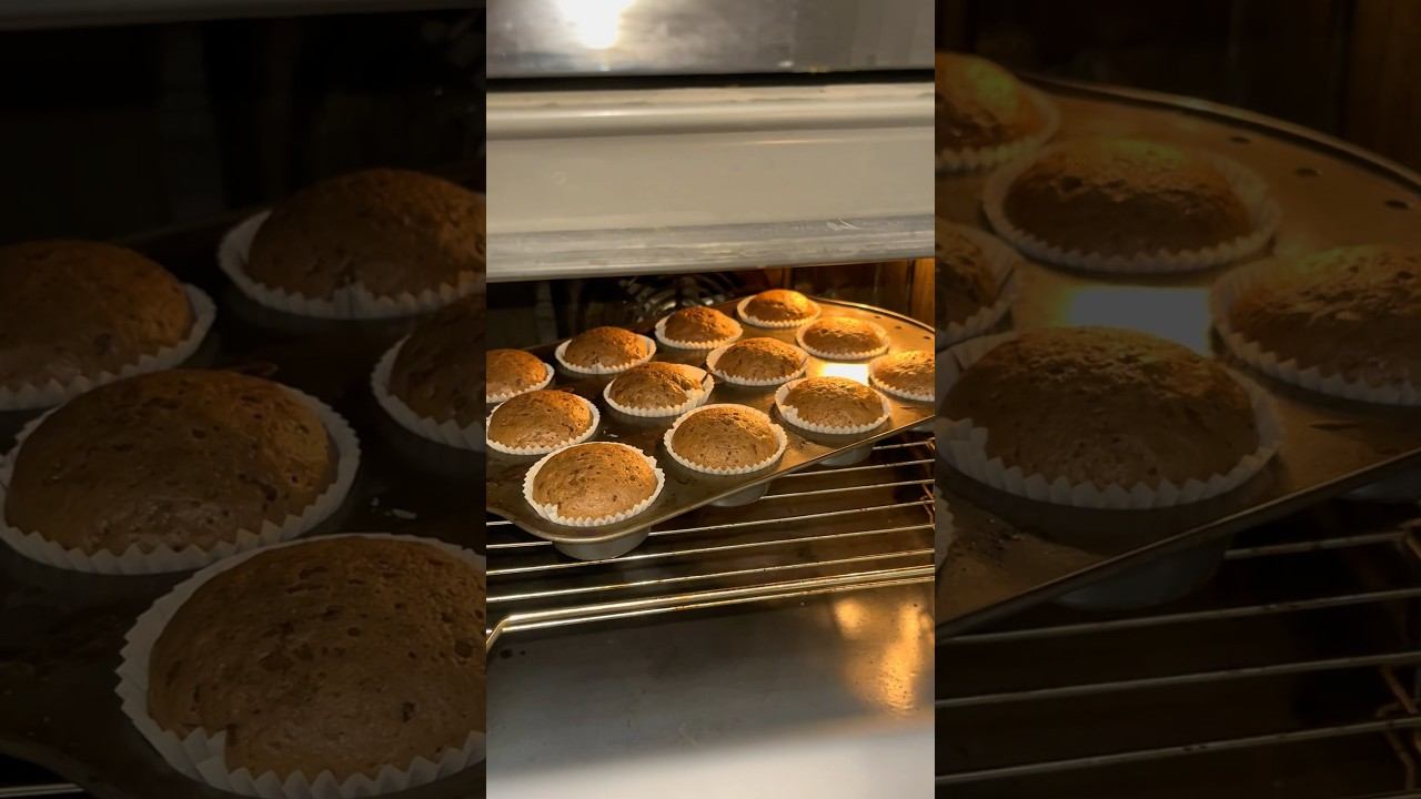 Ароматные кексы с шоколадом и апельсиновой цедрой #рецепты