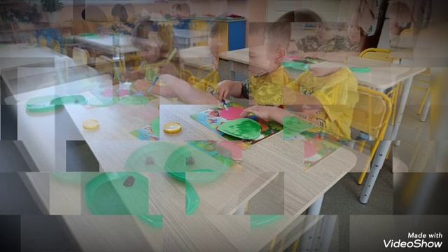 Аппликация "Арбуз" в младшей группе "Звездочки" смотреть онлайн